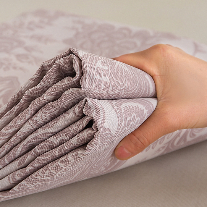 91家纺网 家纺一手货源 找家纺 云玲时尚 2026新款原棉细纱老粗布席子凉席单床单床单单件 欧式魅影-紫