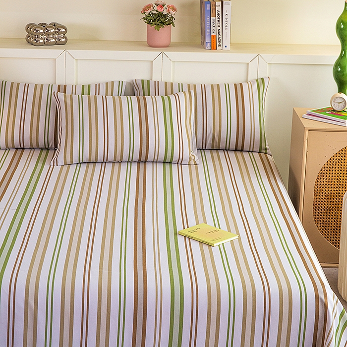 91家纺网 家纺一手货源 找家纺 云玲时尚 2026新款原棉细纱老粗布席子凉席单床单床单单件 青禾