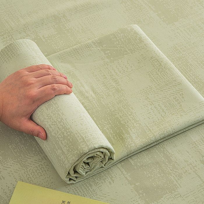 91家纺网 家纺一手货源 找家纺 云玲时尚 2026新款原棉细纱老粗布席子凉席单床单床单单件 素影-绿