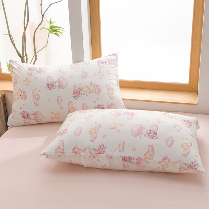 91家纺网 家纺一手货源 找家纺 珍贝家纺 2026新款亲肤舒适恬梦针织棉夏被夏凉被空调被被子被芯 粉妆小兔