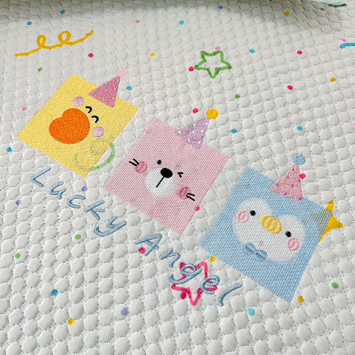 91家纺网 家纺一手货源 找家纺 大元 2026新款凉感冰豆豆印加绣凉席 彩色聚会