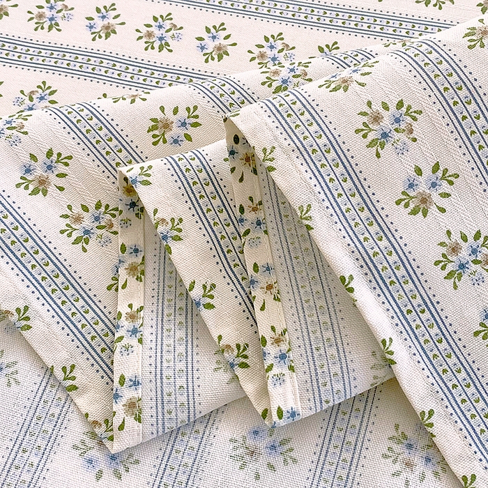 91家纺网 家纺一手货源 找家纺 云玲时尚 2026新款原棉细纱老粗布席子凉席单床单床单单件 小兰花