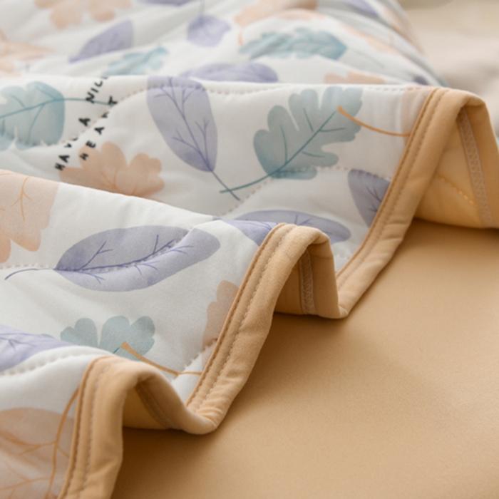 91家纺网 家纺一手货源 找家纺 珍贝家纺 2026新款亲肤舒适恬梦针织棉夏被夏凉被空调被被子被芯 清风