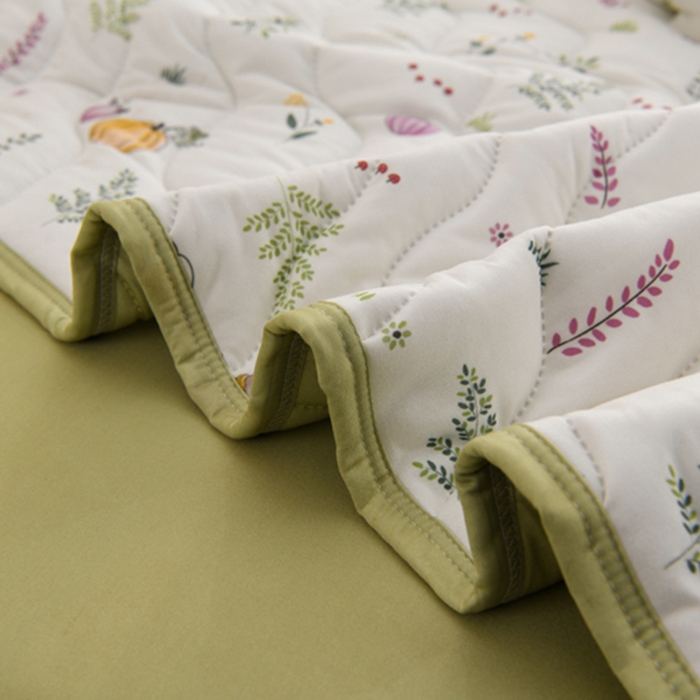 91家纺网 家纺一手货源 找家纺 珍贝家纺 2026新款亲肤舒适恬梦针织棉夏被夏凉被空调被被子被芯 闲趣时光