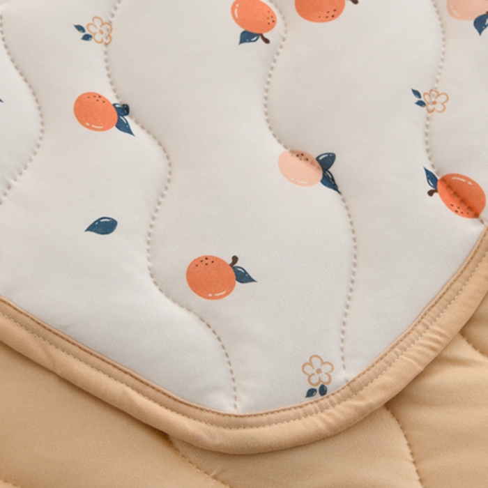 91家纺网 家纺一手货源 找家纺 珍贝家纺 2026新款亲肤舒适恬梦针织棉夏被夏凉被空调被被子被芯 小橙子