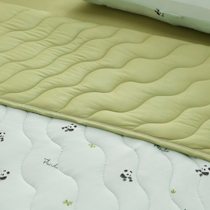 91家纺网 家纺一手货源 找家纺 珍贝家纺 2026新款亲肤舒适恬梦针织棉夏被夏凉被空调被被子被芯 熊猫宝宝