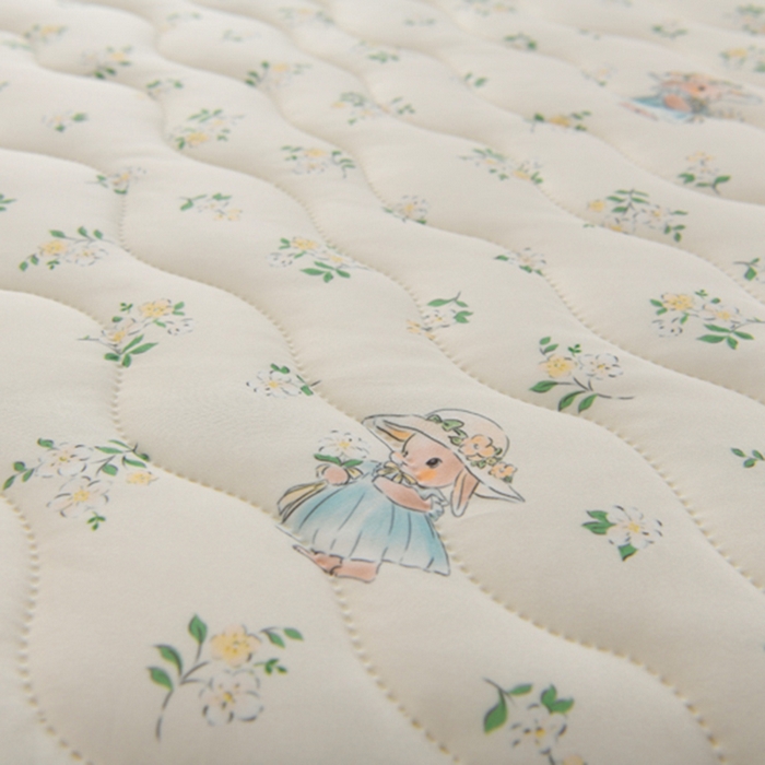 91家纺网 家纺一手货源 找家纺 珍贝家纺 2026新款亲肤舒适恬梦针织棉夏被夏凉被空调被被子被芯 寻觅花香