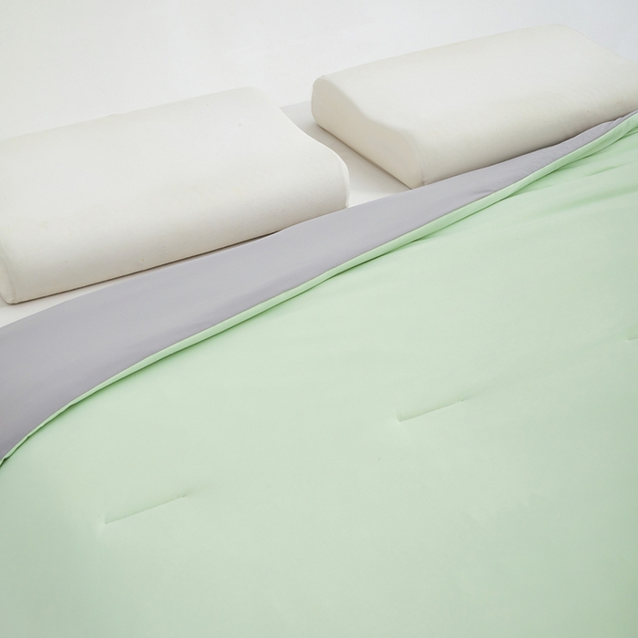 91家纺网 家纺一手货源 找家纺 晚舒庭家纺 2026新款凉感丝深睡眠夏被空调被夏凉被薄被子被芯某朵同款 苔原绿