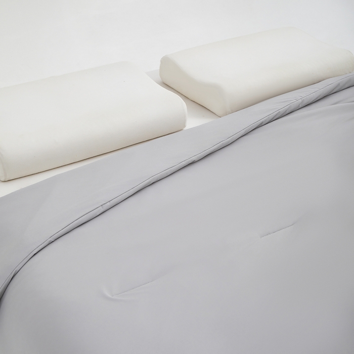 91家纺网 家纺一手货源 找家纺 晚舒庭家纺 2026新款凉感丝深睡眠夏被空调被夏凉被薄被子被芯某朵同款 灰色