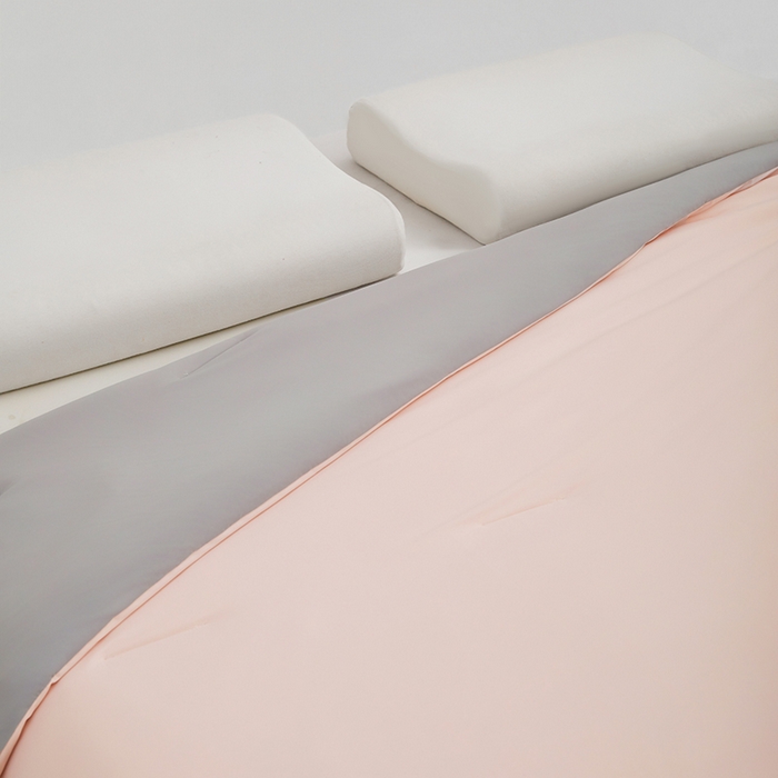 91家纺网 家纺一手货源 找家纺 晚舒庭家纺 2026新款凉感丝深睡眠夏被空调被夏凉被薄被子被芯某朵同款 柔云粉