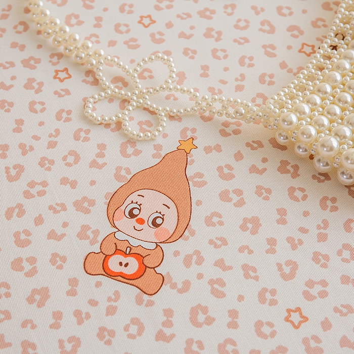 91家纺网 家纺一手货源 找家纺 云玲时尚 2026新款全棉老粗布席子凉席单床单床单单件 豹纹星星