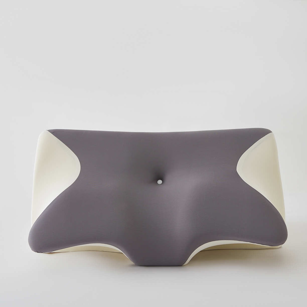 91家纺网 家纺一手货源 找家纺 土多多枕芯 2026新款牛角枕 灰色