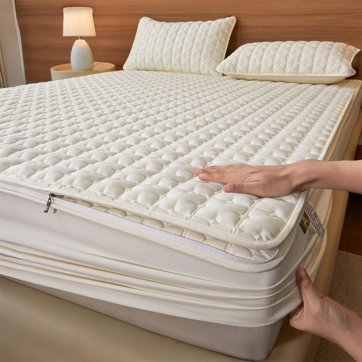 91家纺网 家纺一手货源 找家纺 （总）居眠 2026新款双面二合一单床笠床笠单件