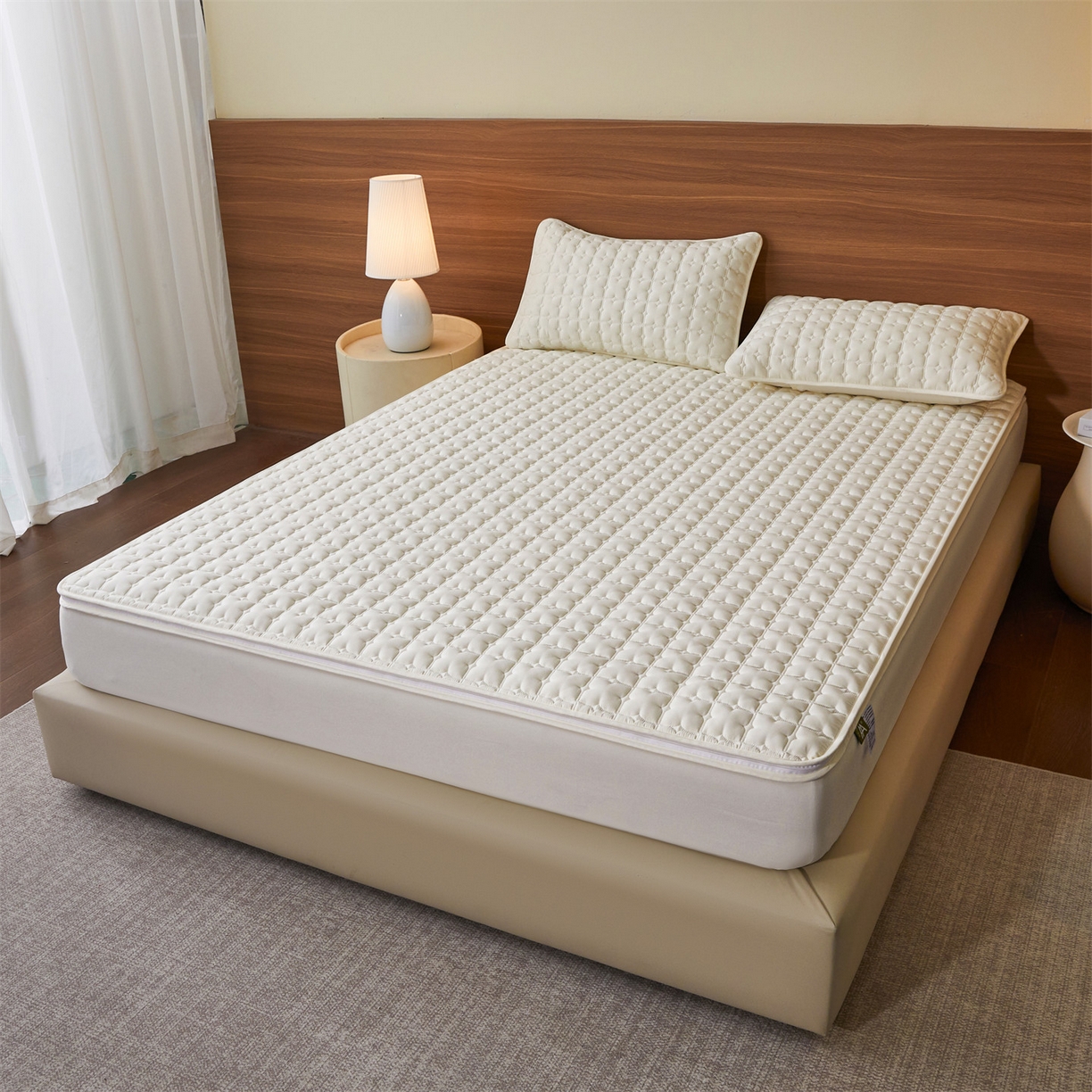 91家纺网 家纺一手货源 找家纺 （总）居眠 2026新款双面二合一单床笠床笠单件