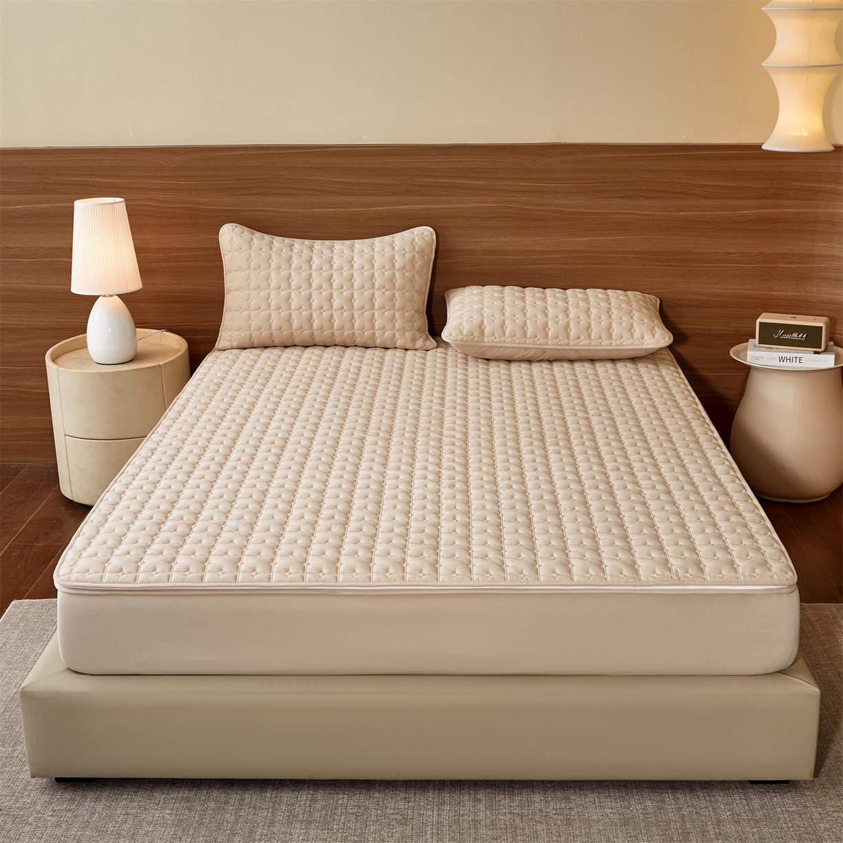 91家纺网 家纺一手货源 找家纺 居眠 2026新款双面二合一单床笠床笠单件 双面二合一-卡