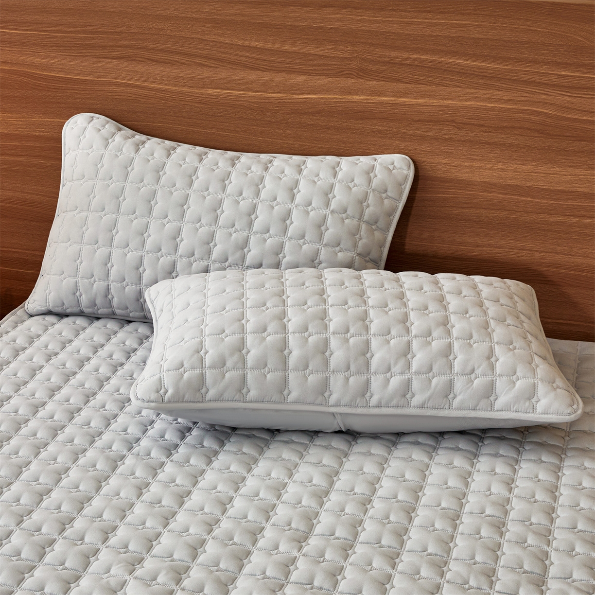 91家纺网 家纺一手货源 找家纺 居眠 2026新款双面二合一单床笠床笠单件 双面二合一-灰