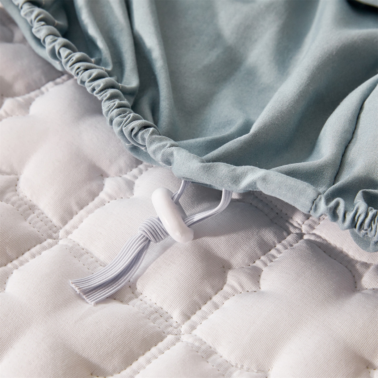 91家纺网 家纺一手货源 找家纺 居眠 2026新款双面二合一单床笠床笠单件 双面二合一-蓝