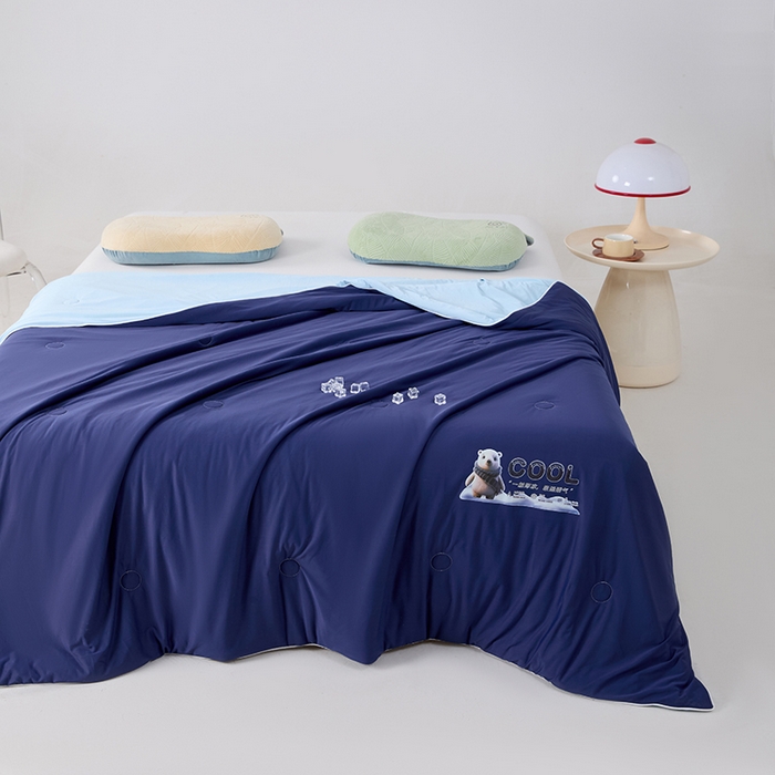 91家纺网 家纺一手货源 找家纺 （总）VIP被业 2026新款A类双面凉感丝西瓜夏凉被单人双人空调被