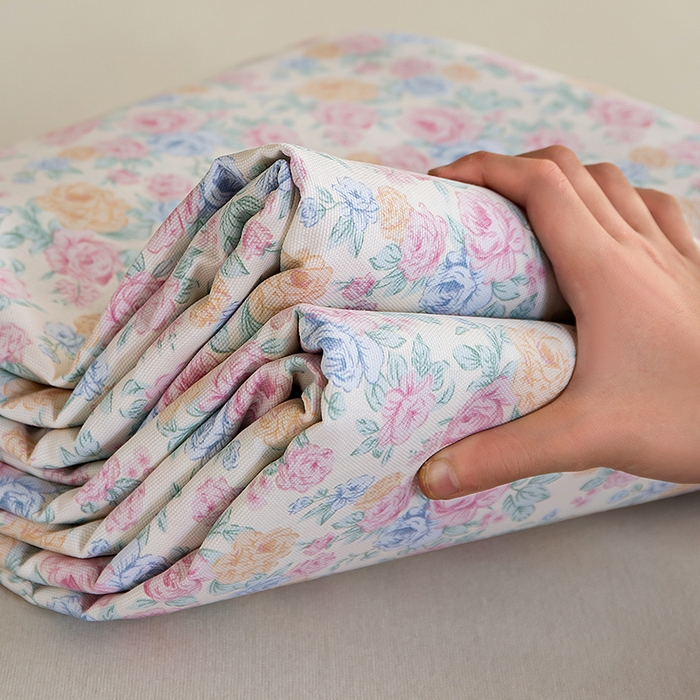 91家纺网 家纺一手货源 找家纺 云玲时尚 2026新款全棉老粗布席子凉席单床单床单单件 花满蹊