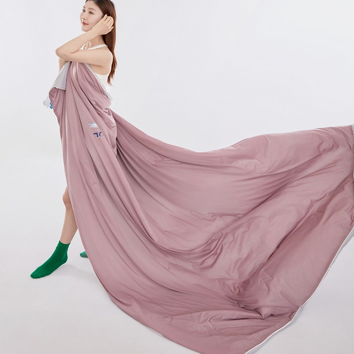 91家纺网 家纺一手货源 找家纺 VIP被业 2026新款A类双面凉感丝西瓜夏凉被单人双人空调被 香芋紫