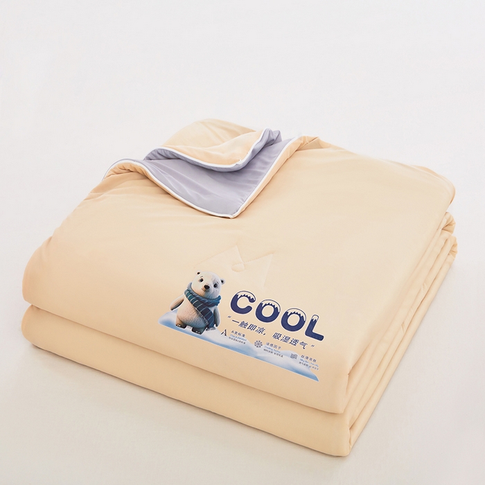 VIP被业 2026新款A类双面凉感丝西瓜夏凉被单人双人空调被 行动咖