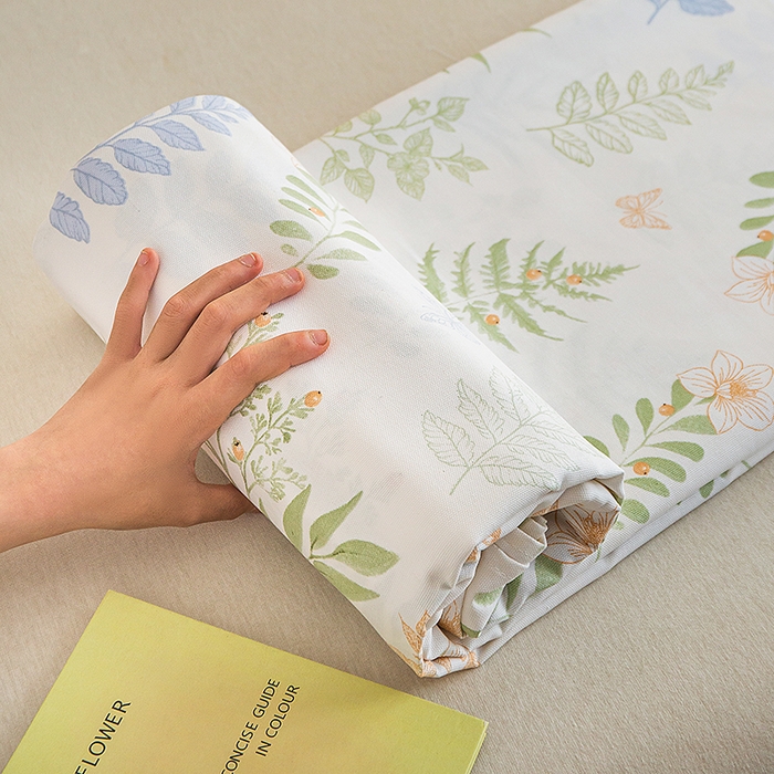 91家纺网 家纺一手货源 找家纺 云玲时尚 2026新款全棉老粗布席子凉席单床单床单单件 青枝漫叶