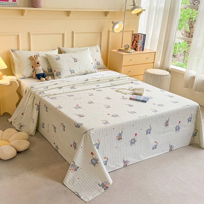 91家纺网 家纺一手货源 找家纺 云玲时尚 2026新款全棉老粗布席子凉席单床单床单单件 星象小馆