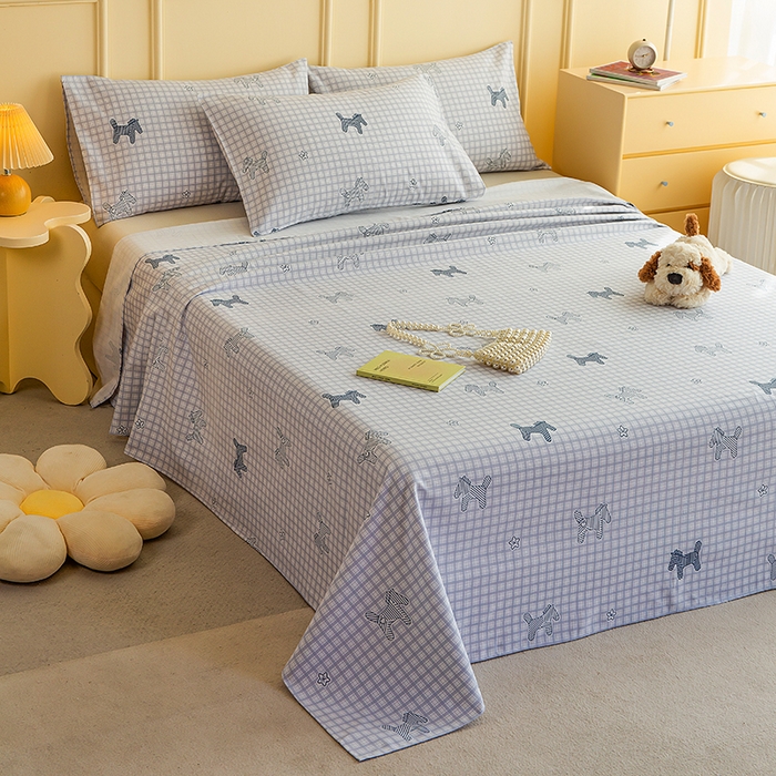 91家纺网 家纺一手货源 找家纺 云玲时尚 2026新款全棉老粗布席子凉席单床单床单单件 幸运小马