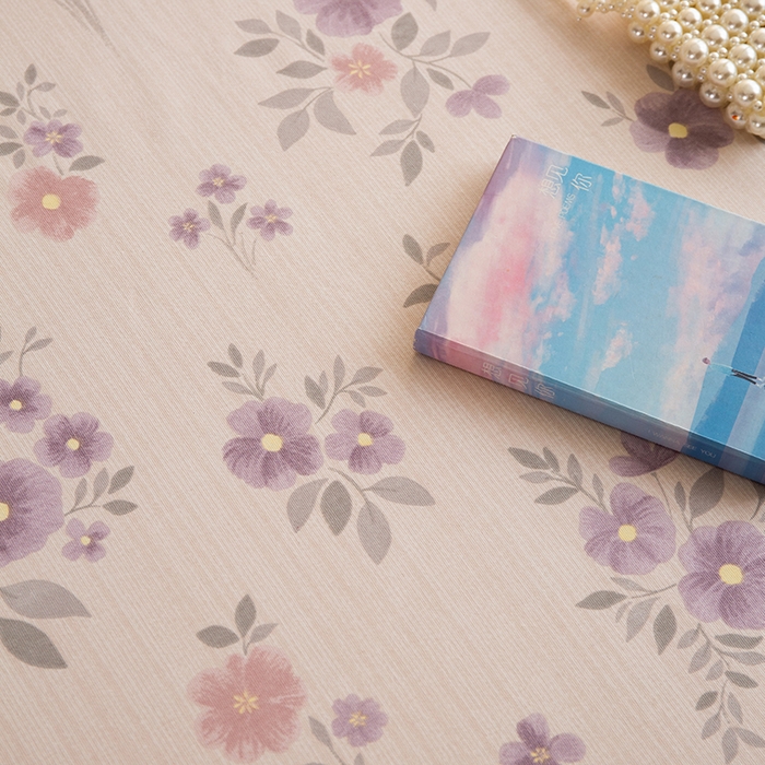 91家纺网 家纺一手货源 找家纺 云玲时尚 2026新款全棉老粗布席子凉席单床单床单单件 紫舞花影