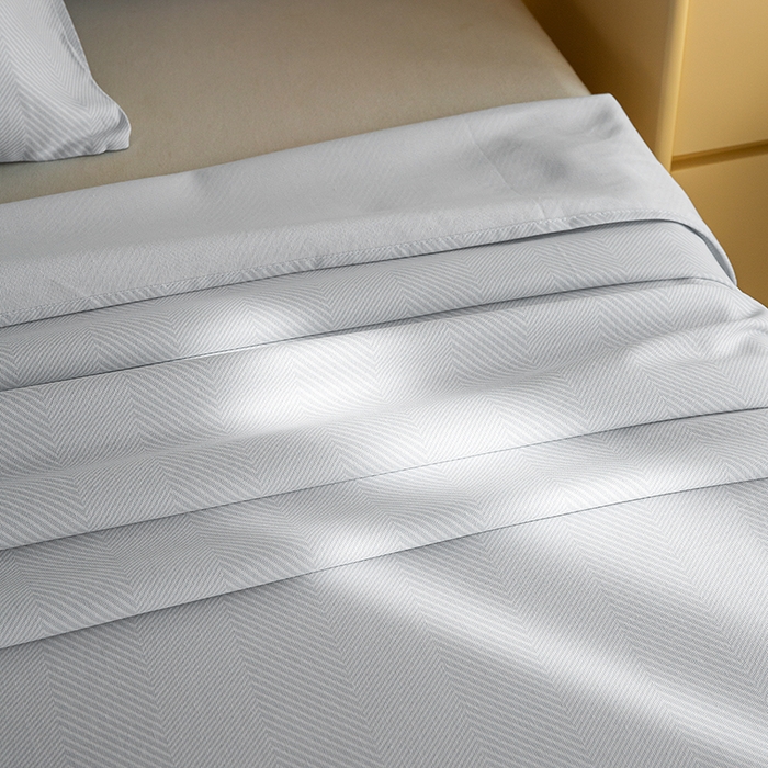 91家纺网 家纺一手货源 找家纺 云玲时尚 2026新款全棉老粗布席子凉席单床单床单单件 艾米-灰