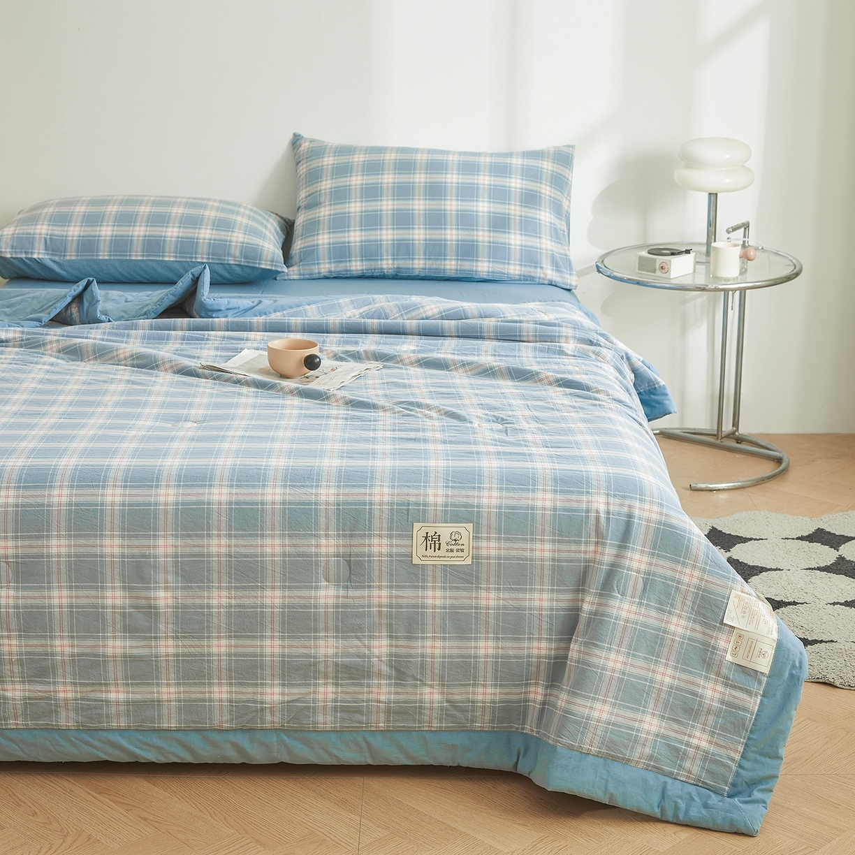 91家纺网 家纺一手货源 找家纺 （总）晓时候 2026新款无印风100%新疆棉花被全棉夏被纯棉夏凉被空调被夏季被子被芯