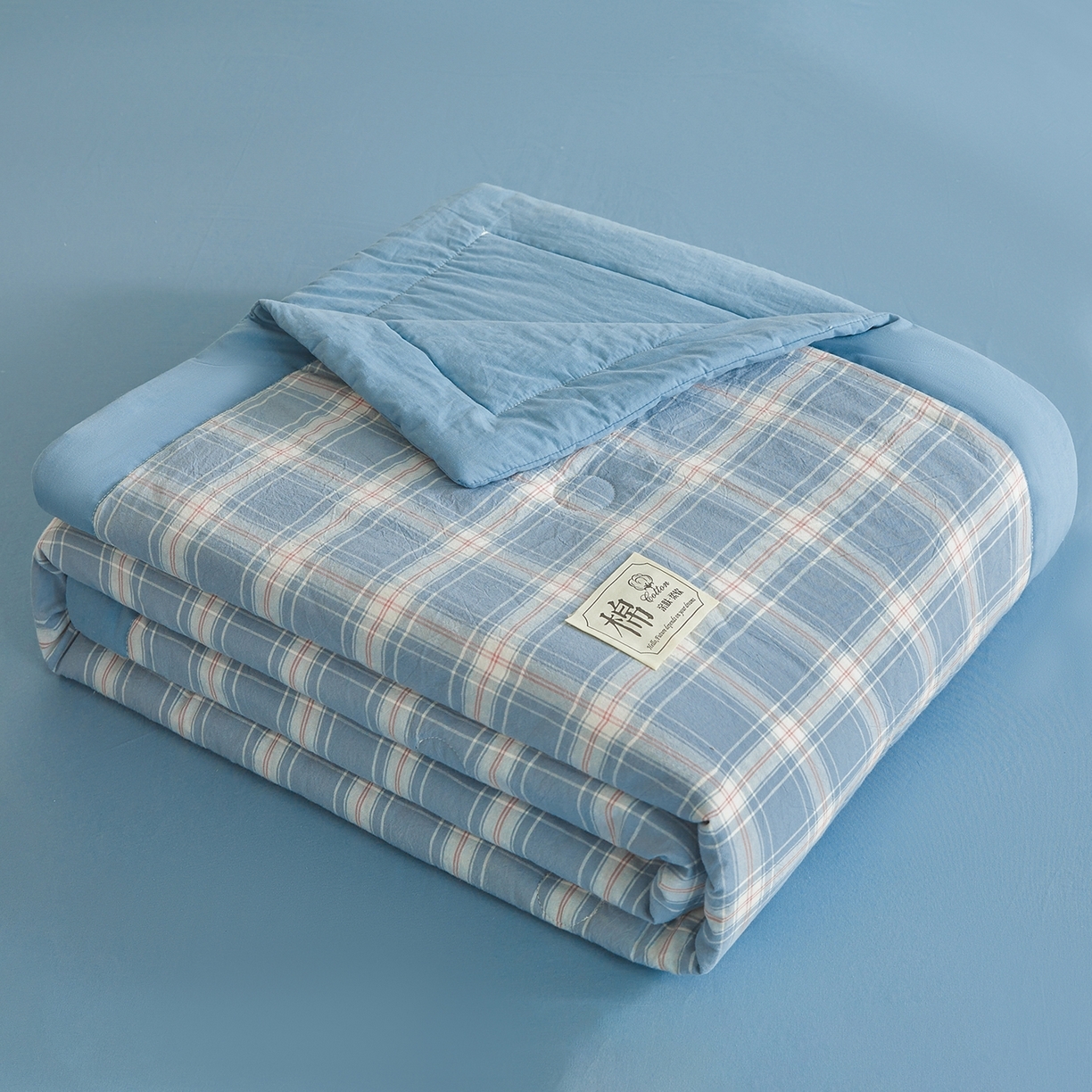 91家纺网 家纺一手货源 找家纺 （总）晓时候 2026新款无印风100%新疆棉花被全棉夏被纯棉夏凉被空调被夏季被子被芯