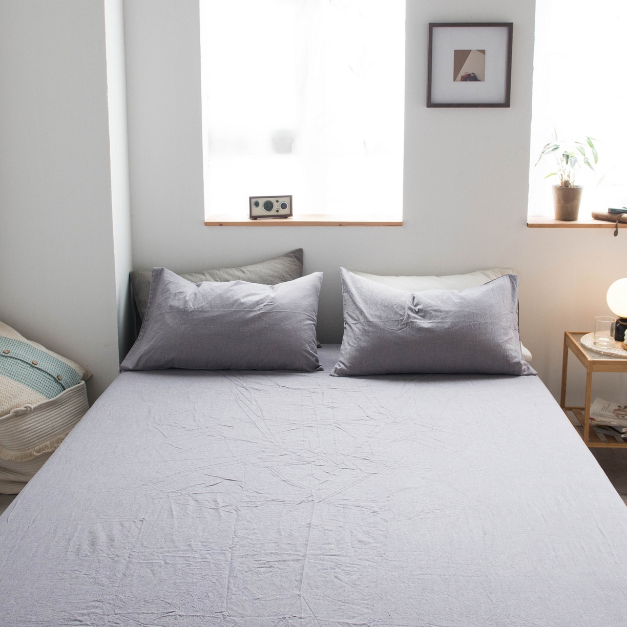 91家纺网 家纺一手货源 找家纺 （总）尚品本色 2026新款全棉纯棉色织水洗棉床单单品床单床单单件