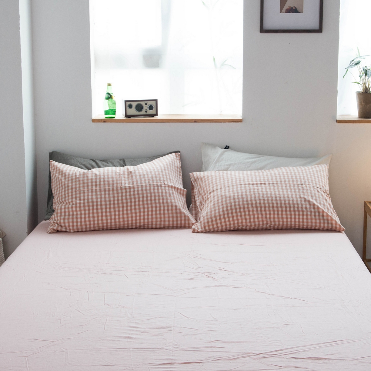 91家纺网 家纺一手货源 找家纺 （总）尚品本色 2026新款全棉纯棉色织水洗棉床单单品床单床单单件