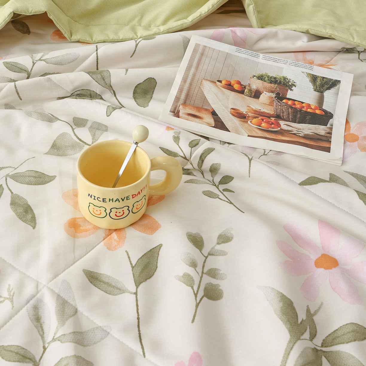 91家纺网 家纺一手货源 找家纺 （总）尊妙被业 2026春夏新款全棉印花夏被空调被夏凉被