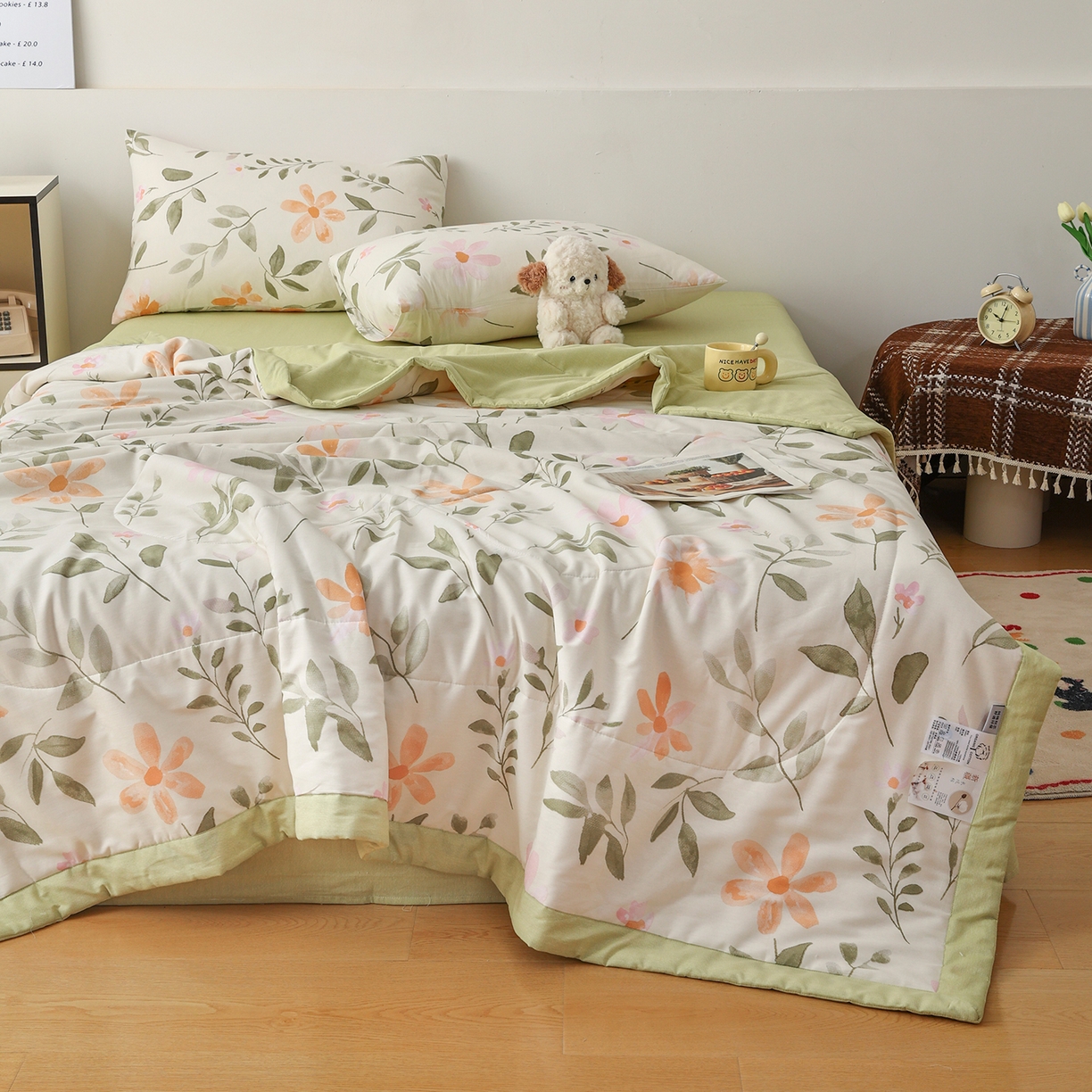 91家纺网 家纺一手货源 找家纺 （总）尊妙被业 2026春夏新款全棉印花夏被空调被夏凉被