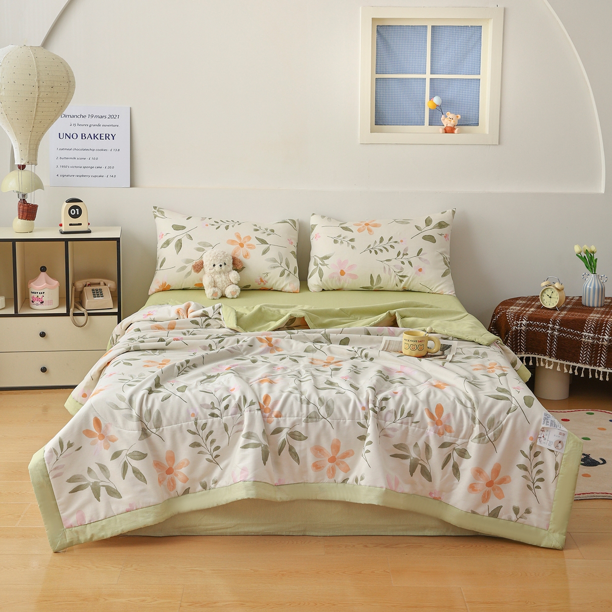 91家纺网 家纺一手货源 找家纺 （总）尊妙被业 2026春夏新款全棉印花夏被空调被夏凉被