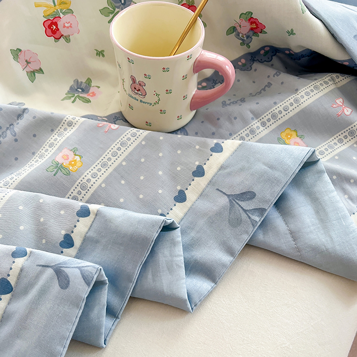 91家纺网 家纺一手货源 找家纺 尊妙被业 2026春夏新款全棉印花夏被空调被夏凉被 安暖入夏