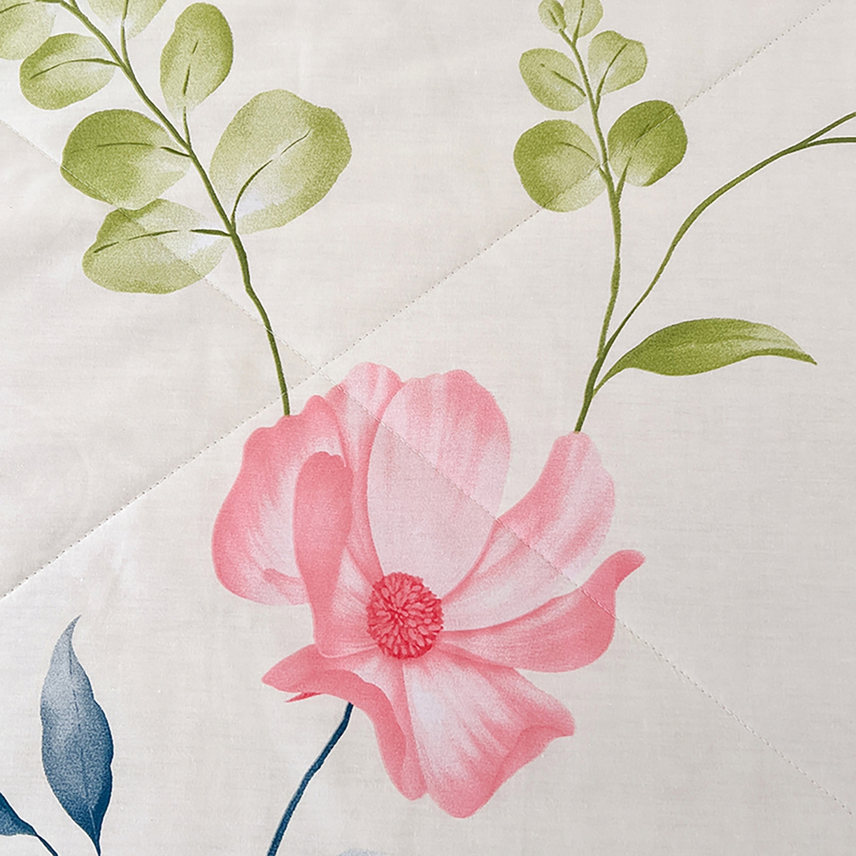 91家纺网 家纺一手货源 找家纺 尊妙被业 2026春夏新款全棉印花夏被空调被夏凉被 梦都花语