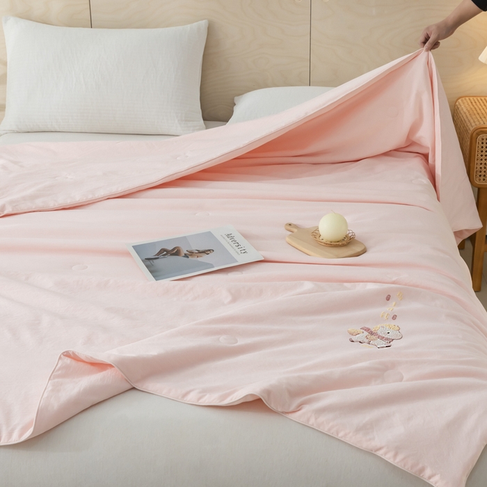 91家纺网 家纺一手货源 找家纺 （总）yyds网供 2026新款云顶棉皱皱纱夏被空调被双层纱薄夏被夏凉被空调被-马上有钱