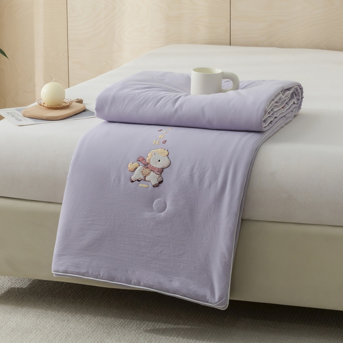 91家纺网 家纺一手货源 找家纺 （总）yyds网供 2026新款云顶棉皱皱纱夏被空调被双层纱薄夏被夏凉被空调被-马上有钱