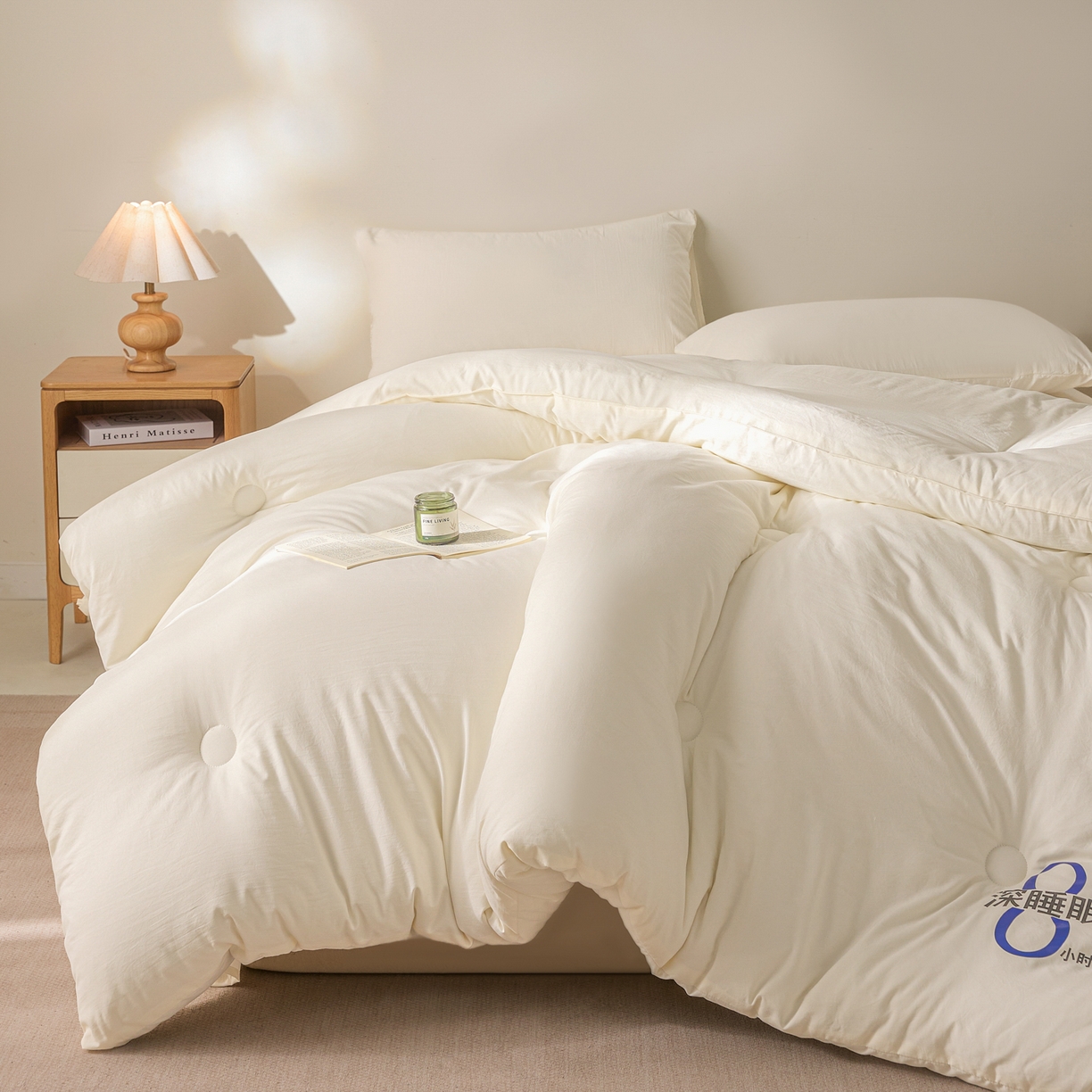 91家纺网 家纺一手货源 找家纺 （总）芬晴家纺 2026春夏新款A类纯色棉花被冬被被子被芯