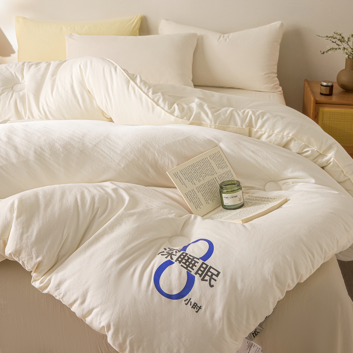 91家纺网 家纺一手货源 找家纺 （总）芬晴家纺 2026春夏新款A类纯色棉花被冬被被子被芯