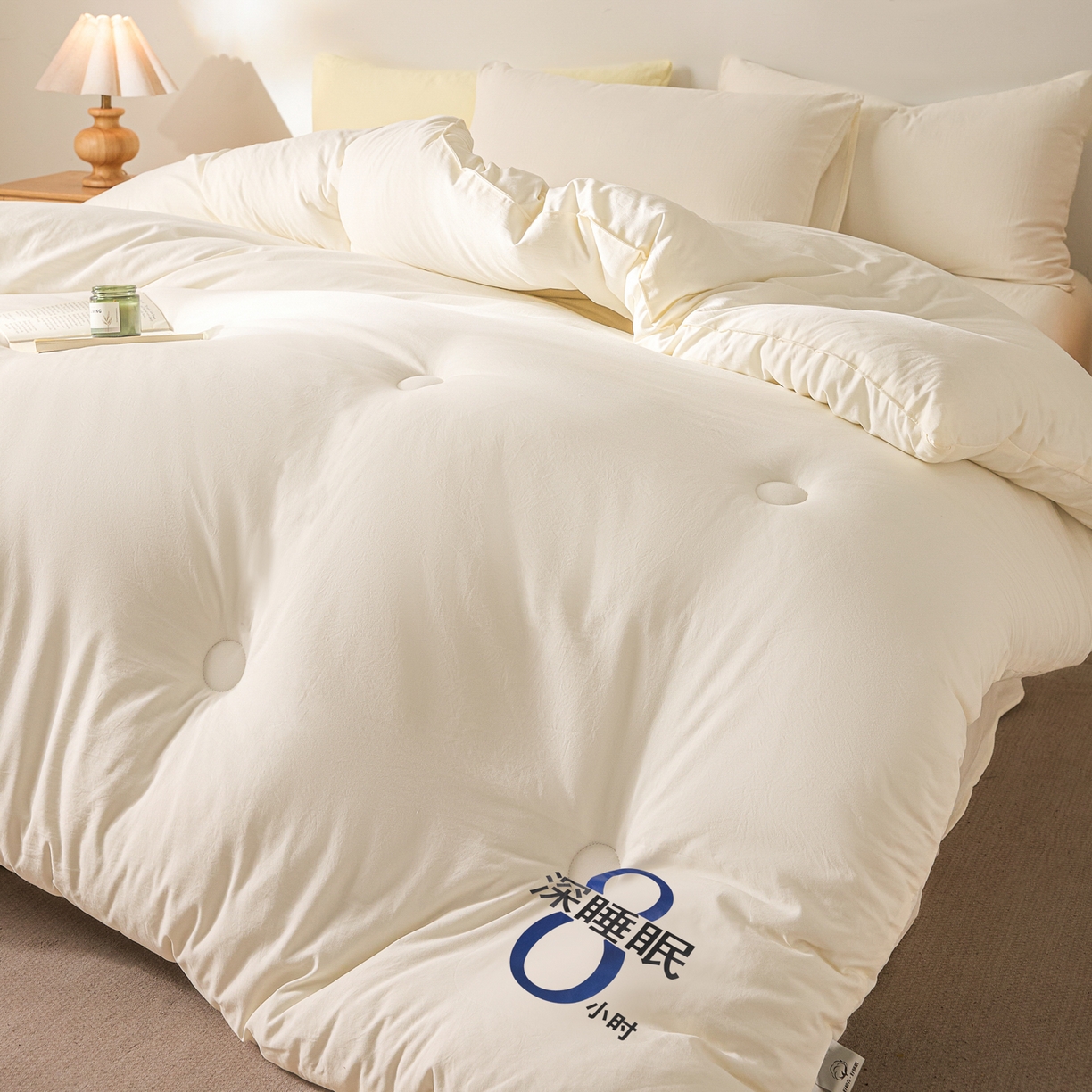 91家纺网 家纺一手货源 找家纺 （总）芬晴家纺 2026春夏新款A类纯色棉花被冬被被子被芯