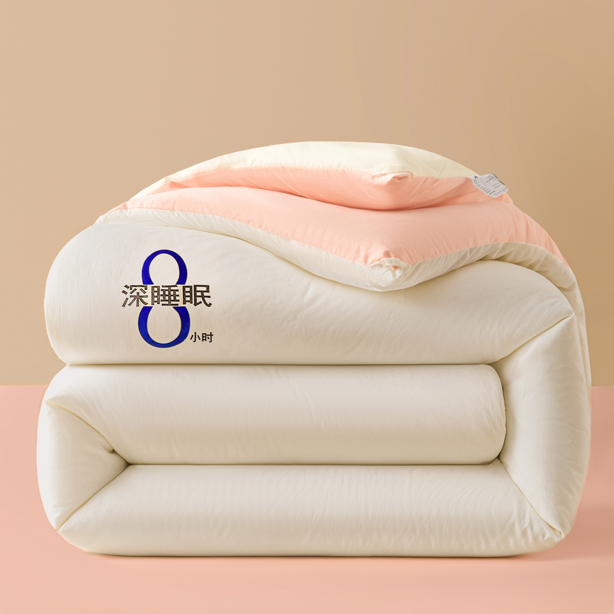 芬晴家纺 2026春夏新款A类纯色棉花被冬被被子被芯 深睡眠-白玉