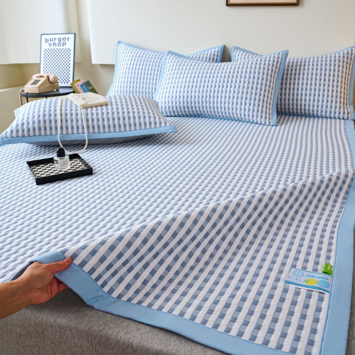 91家纺网 家纺一手货源 找家纺 （总）尚品凤凰 2026春夏新款凉感提花冰丝席简约质感风-格调系列