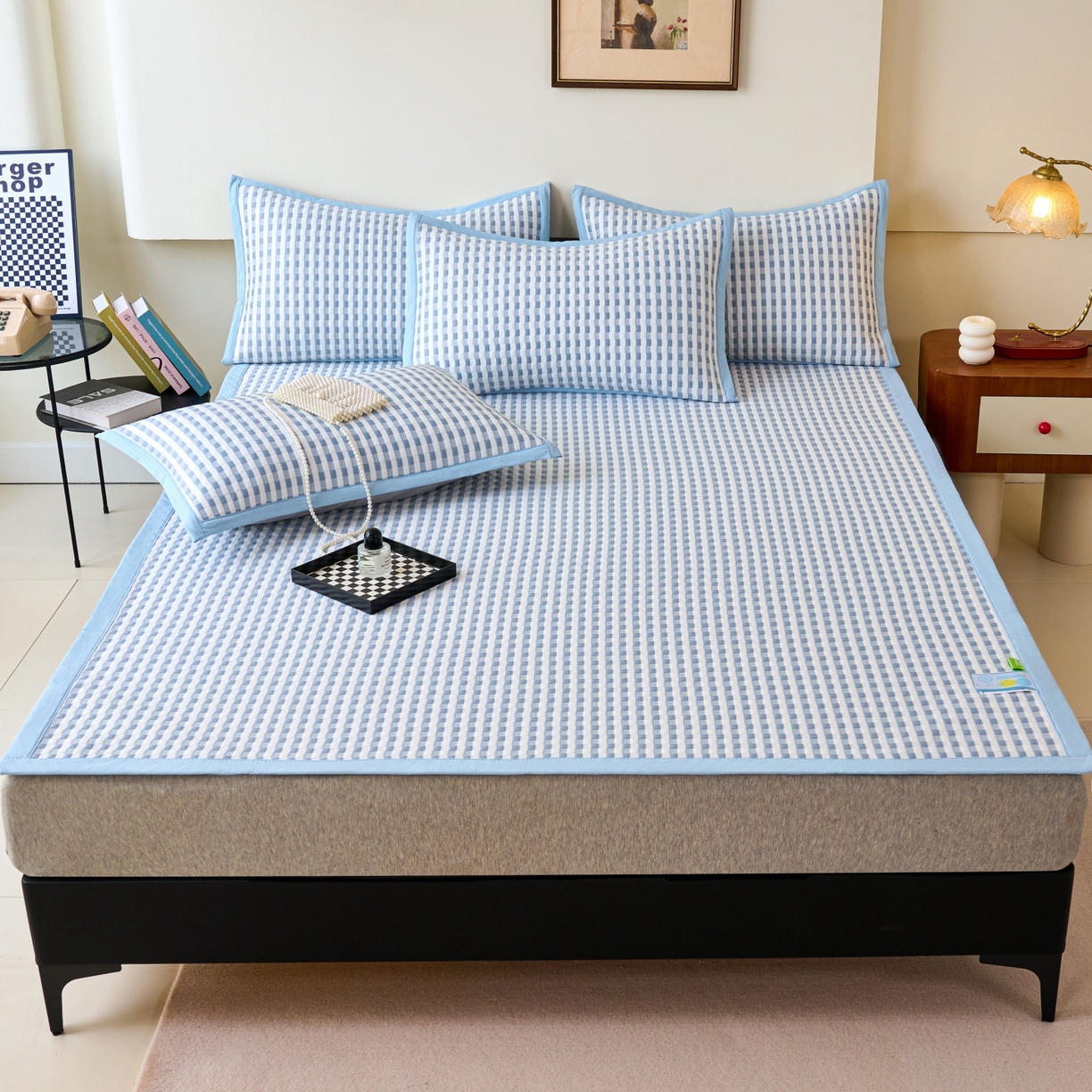 91家纺网 家纺一手货源 找家纺 （总）尚品凤凰 2026春夏新款凉感提花冰丝席简约质感风-格调系列