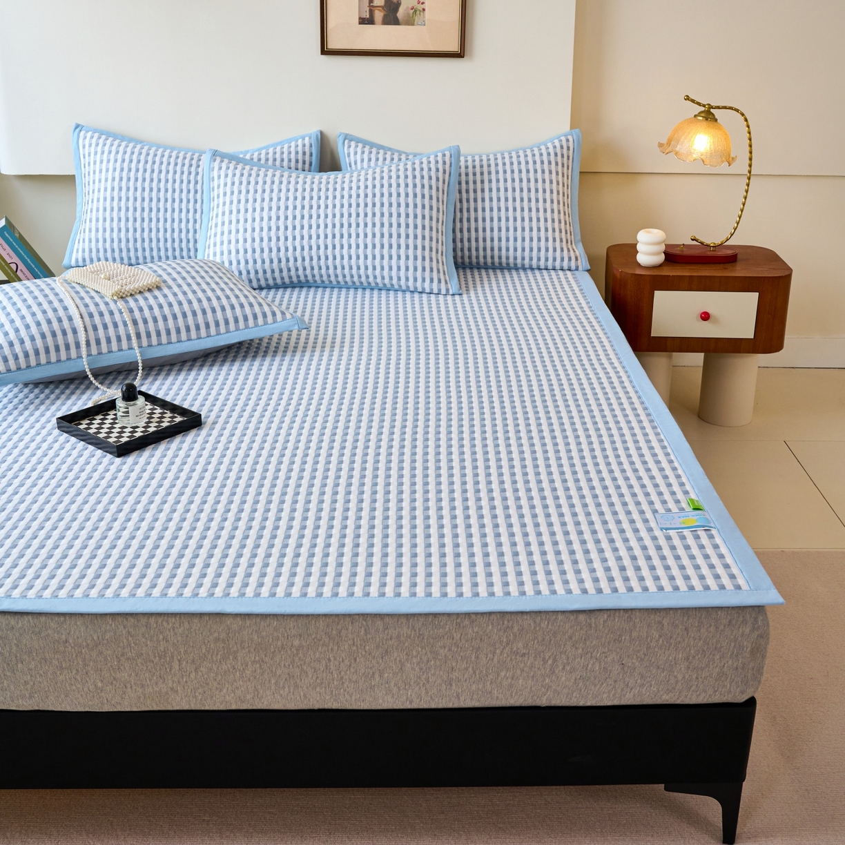 91家纺网 家纺一手货源 找家纺 （总）尚品凤凰 2026春夏新款凉感提花冰丝席简约质感风-格调系列