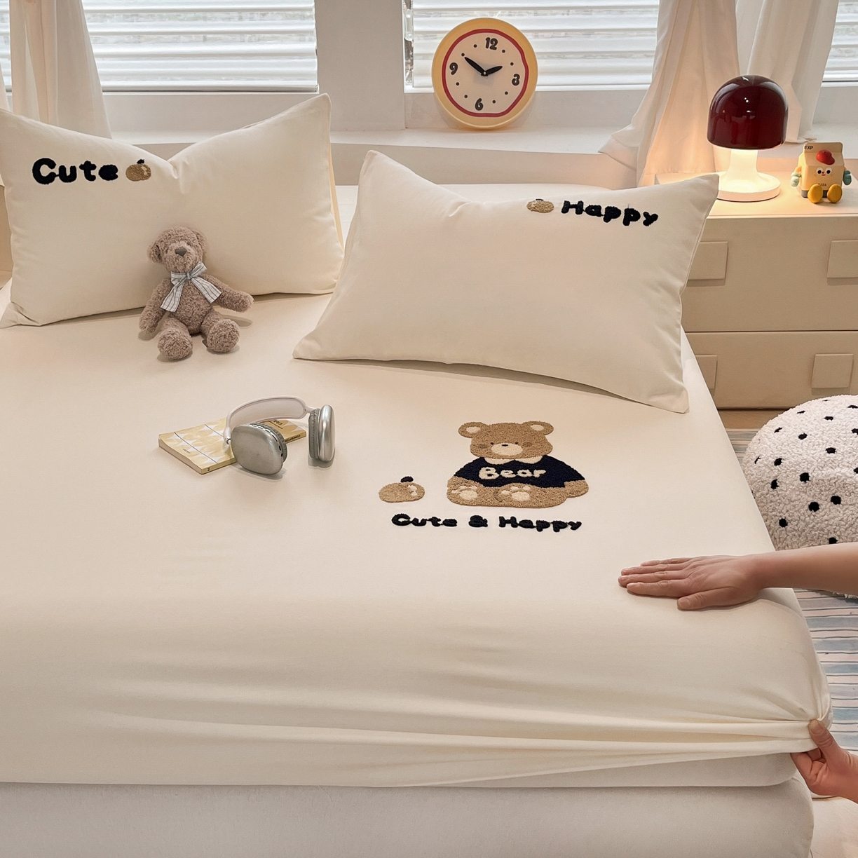 91家纺网 家纺一手货源 找家纺 （总）其奥家纺 2026春夏新款纯棉全棉老粗布床笠纯色凉席