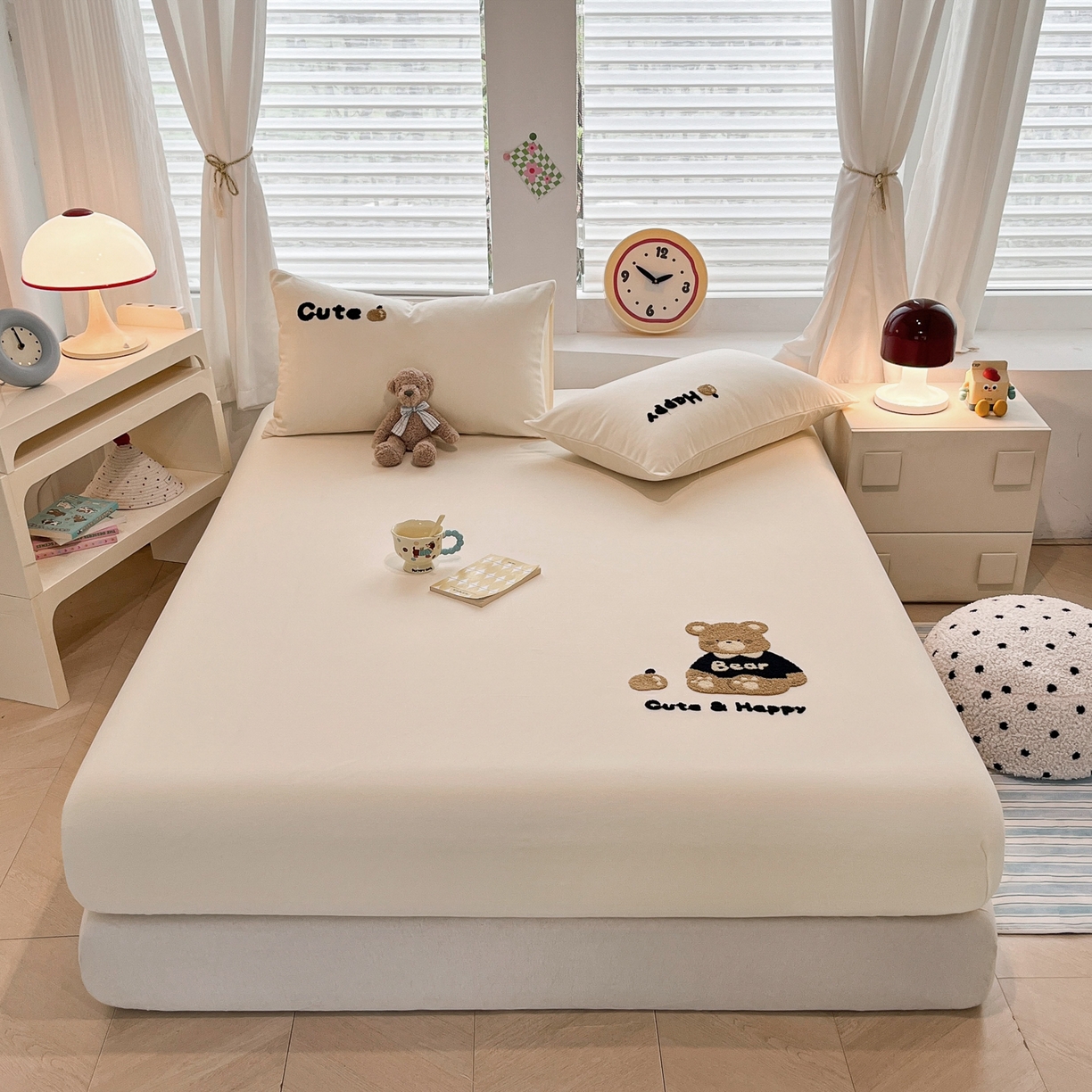 91家纺网 家纺一手货源 找家纺 （总）其奥家纺 2026春夏新款纯棉全棉老粗布床笠纯色凉席